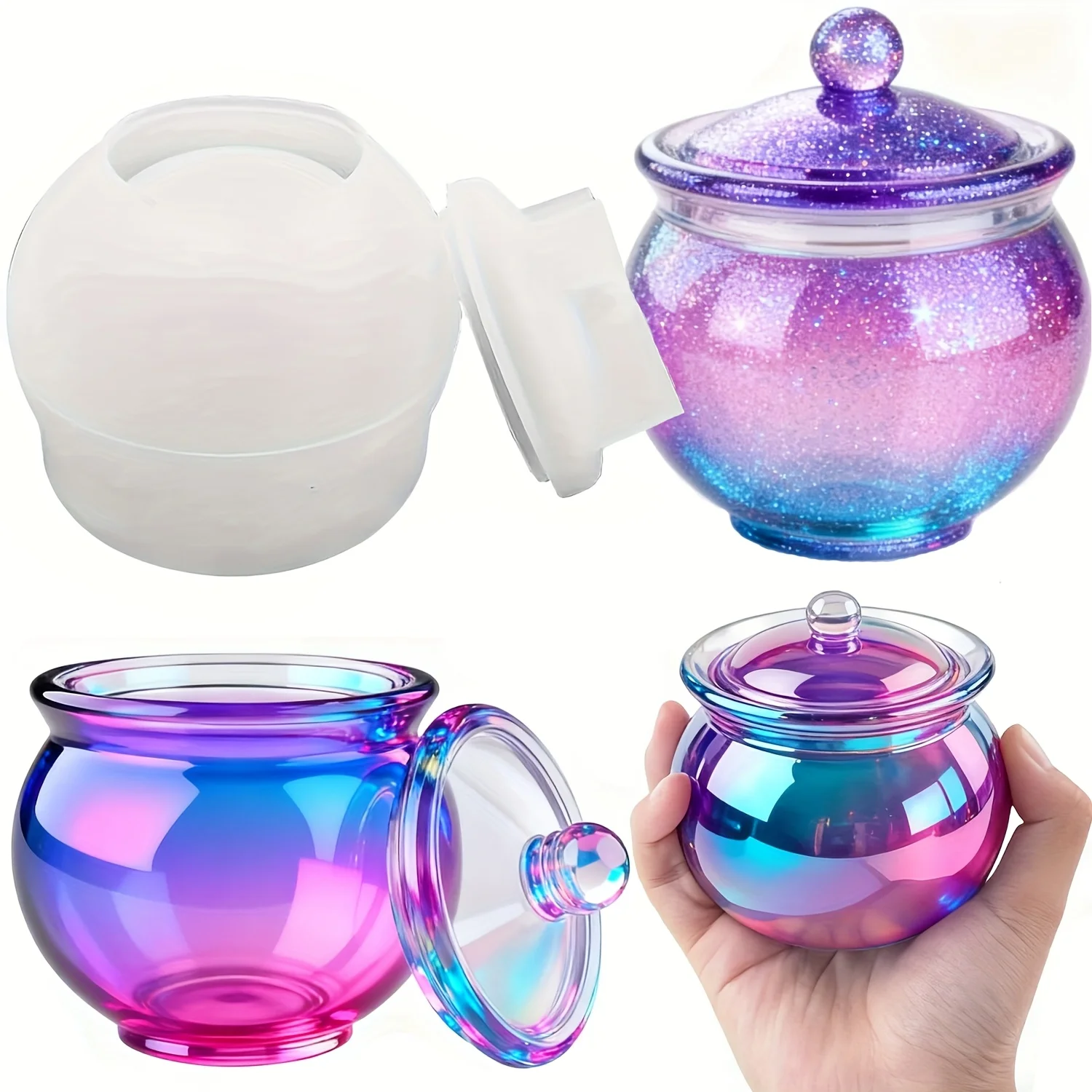 1 takım yuvarlak reçine kalıp  - Resin Art Case incelemesi ve fiyatı